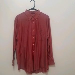 Dress Shirt Color Dark Red Size L